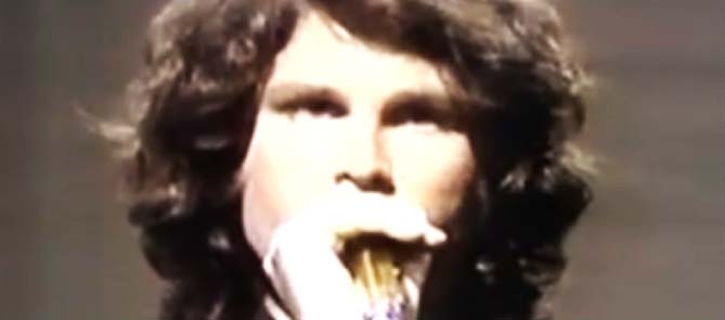 El inolvidable Jim Morrison de The Doors