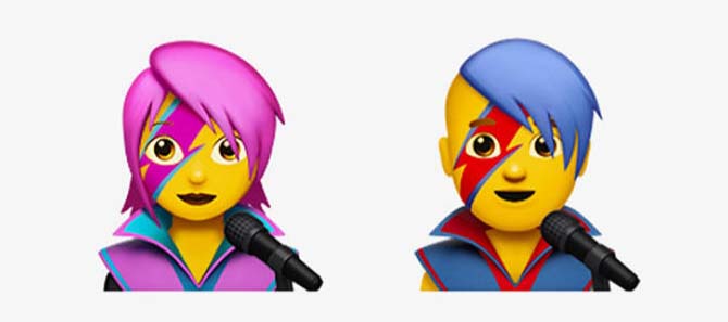 David Bowie en Emoji
