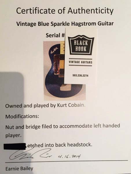 Black-Book-Guitars_Certificate-of-Authenticity_Kurt-Cobain-Hagstrom-Blue-Sparkle-Deluxe