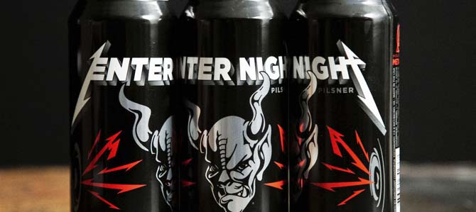 Enter Night Pilsner, cerveza de Metallica
