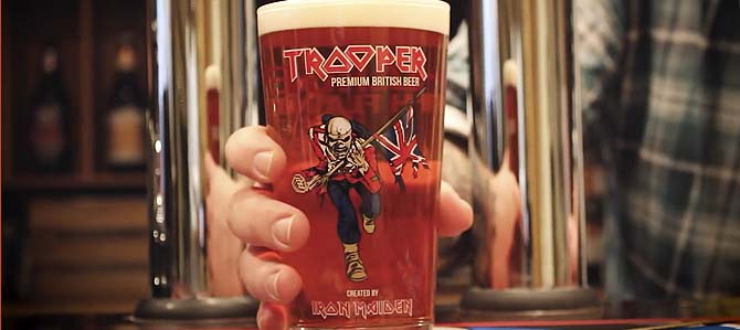 Cerveza Trooper Nitro de Iron Maiden