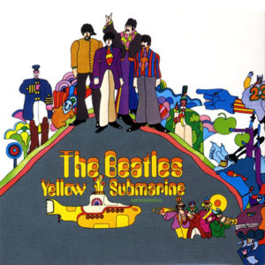 Portada de Yellow Submarine de The Beatles (1967)