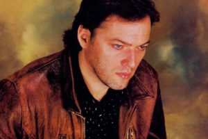 David Gilmour | Imagen: Parte de contraportada del álbum About Face de David Gilmour (1984)