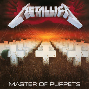 Portada de Master of Puppets de Metallica (1986)