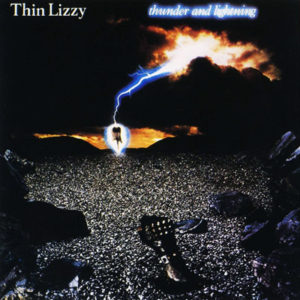 Portada de Thunder and Lightning de Thin Lizzy (1983)