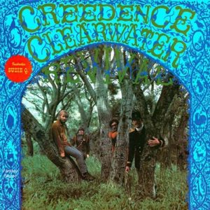 Portada del homónimo álbum debut de estudio de la banda estadounidense Creedence Clearwater Revival del año 1968