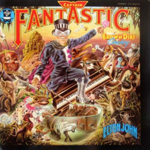 Portada de Captain Fantastic and the Brown Dirt Cowboy de Elton John (1975)