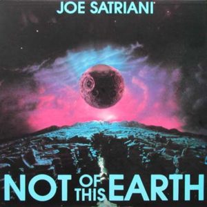 Portada del álbum debut de estudio Not of This Earth del músico estadounidense Joe Satriani del año 1986