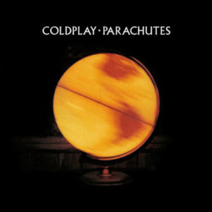 Portada de Parachutes de Coldplay (2000)