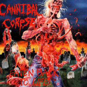 Portada de Eat Back to Life de Cannibal Corpse (1990)