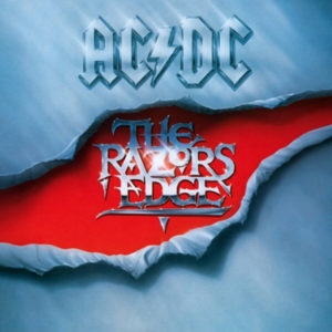 Portada del álbum de estudio The Razors Edge de la banda australiana AC/DC del año 1990