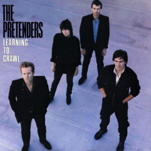 Portada del álbum de estudio Learning to Crawl de la banda británica estadounidense The Pretenders del año 1984