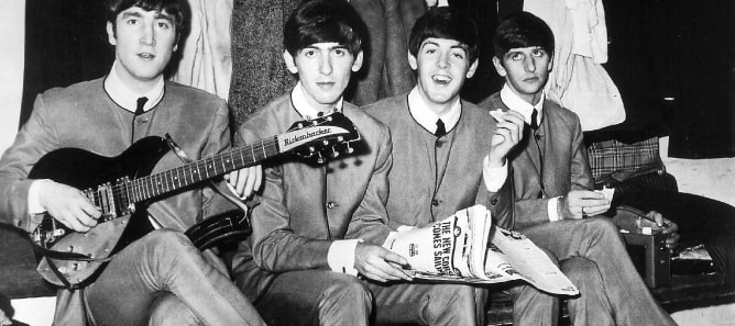Uno de los primeros conciertos grabados de los Beatles