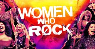 Mujeres importantes del rock y la música en la imagen de la serie documental Women Who Rock del año 2022