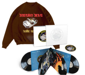 Productos y discos en el lanzamiento 25 Aniversario del álbum estudio Hello Nasty del grupo estadounidense Beastie Boys del año 2023