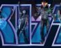 Imagen con avatares de la banda estadounidense KISS presentados en el año 2023
