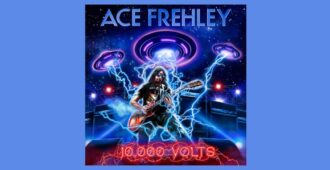 Portada del álbum de estudio 10,000 Volts del músico estadounidense Ace Frehley del año 2024