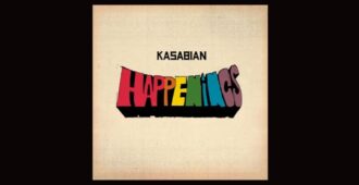 Portada del álbum de estudio Happenings de la banda inglesa Kasabian del año 2024