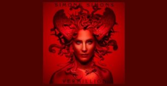 Portada del álbum debut de estudio Vermillion de la artista neerlandesa Simone Simons del año 2024