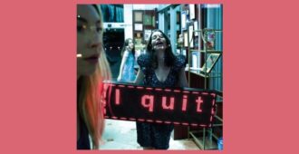 Portada del álbum de estudio I Quit de la banda estadounidense Haim del año 2025