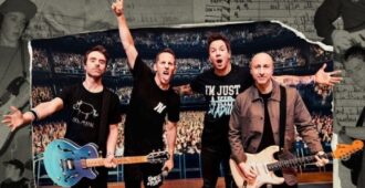 Imagen promocional de la película documental Simple Plan: The Kids In The Crowd de la banda estadounidense Simple Plan del año 2025