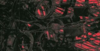 Arte promocional del sencillo Pixelated Kisses del músico japonés australiano Joji