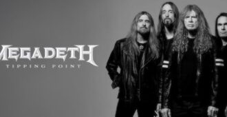 Imagen del video musical de la canción Tipping Point de la banda estadounidense Megadeth de su álbum de estudio Megadeth del año 2026