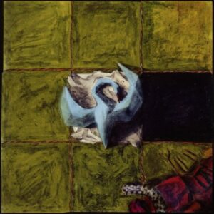 Portada del álbum debut de estudio Blizzard del músico irlandés Dove Ellis del año 2025