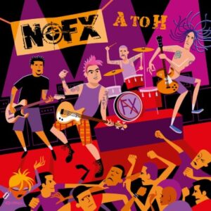 Portada de A to H de la banda estadounidense NOFX y primera parte de su triple álbum A to Z