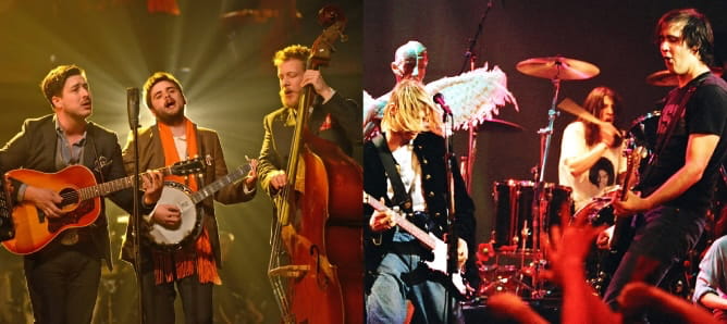 Desde Mumford & Sons hasta Nirvana