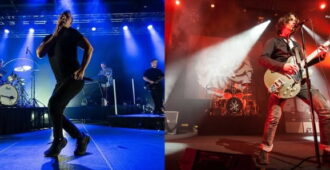 Las bandas musicales Future Islands y Soundgarden tocando en concierto