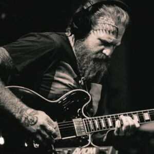 Brent Hinds guitarrista de la banda musical estadounidense Mastodon