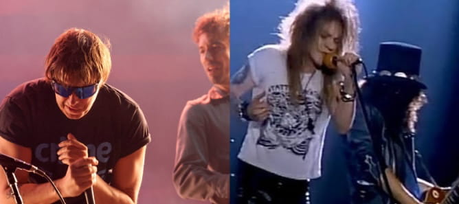 Desde The Strokes hasta Guns N’ Roses
